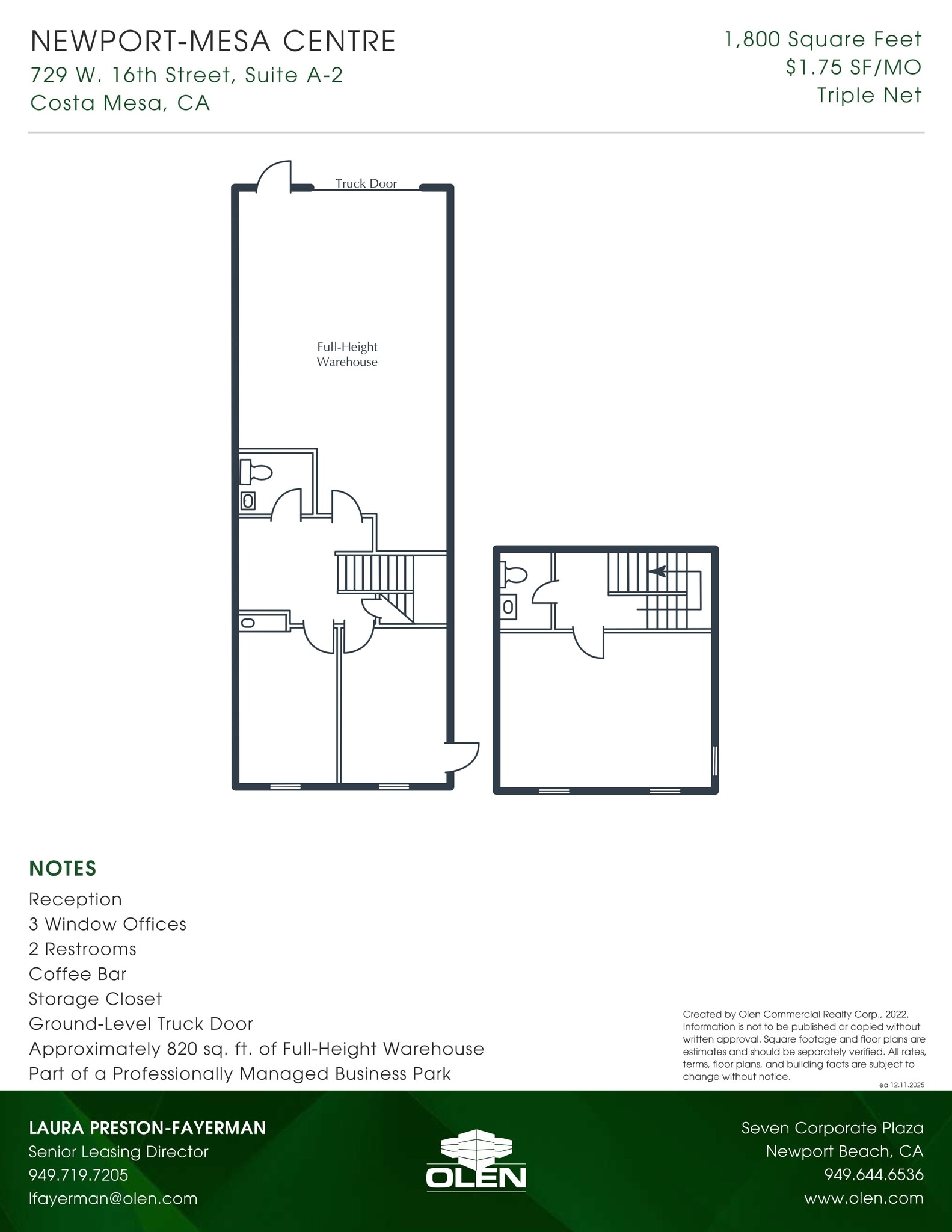 1599 Superior Ave, Costa Mesa, CA à louer Photo intérieure- Image 1 de 1