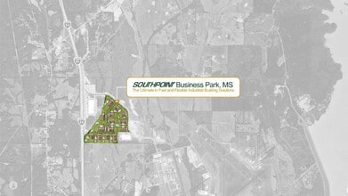 537 American Way, Grenada, MS - AERIAL  map view