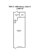 5002 S 40th St, Phoenix, AZ à louer Plan d  tage- Image 1 de 1