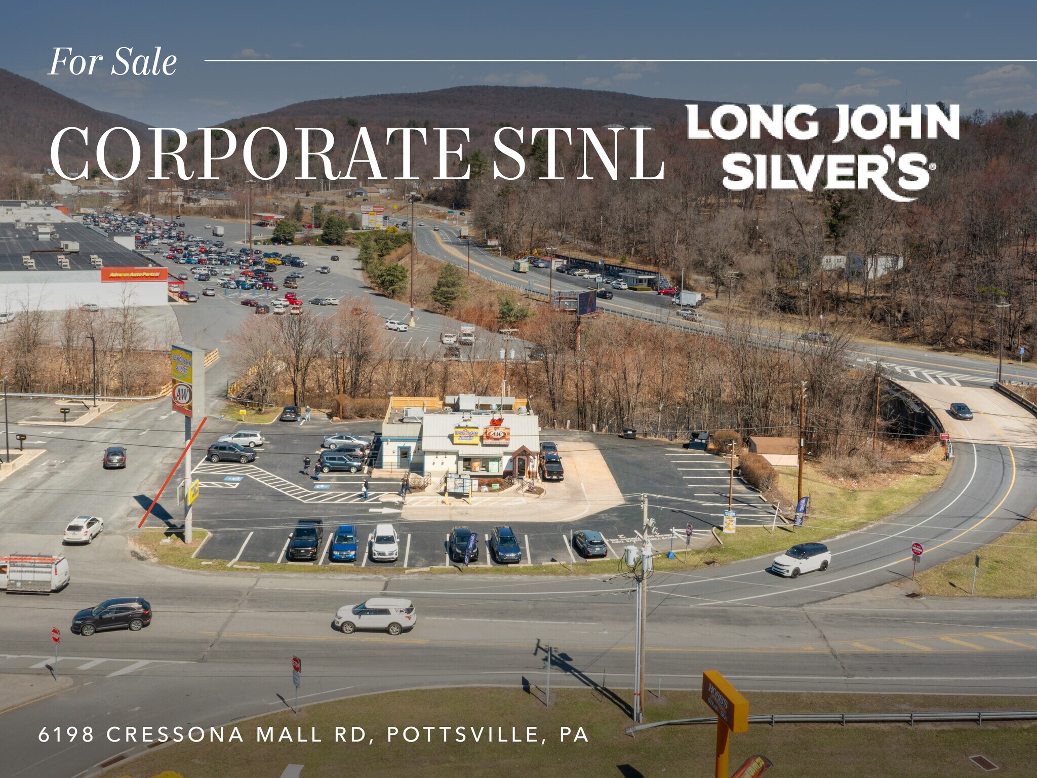 6198 Cressona Mall, Pottsville, PA à vendre Photo du bâtiment- Image 1 de 9