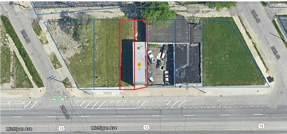4536 Michigan Ave, Detroit, MI à vendre - Aérien - Image 2 de 27