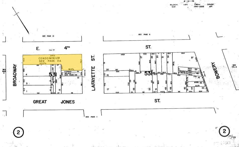 14 E 4th St, New York, NY à louer - Plan cadastral - Image 2 de 76