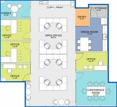 4307 Emperor Blvd, Durham, NC à louer Plan d’étage- Image 2 de 2
