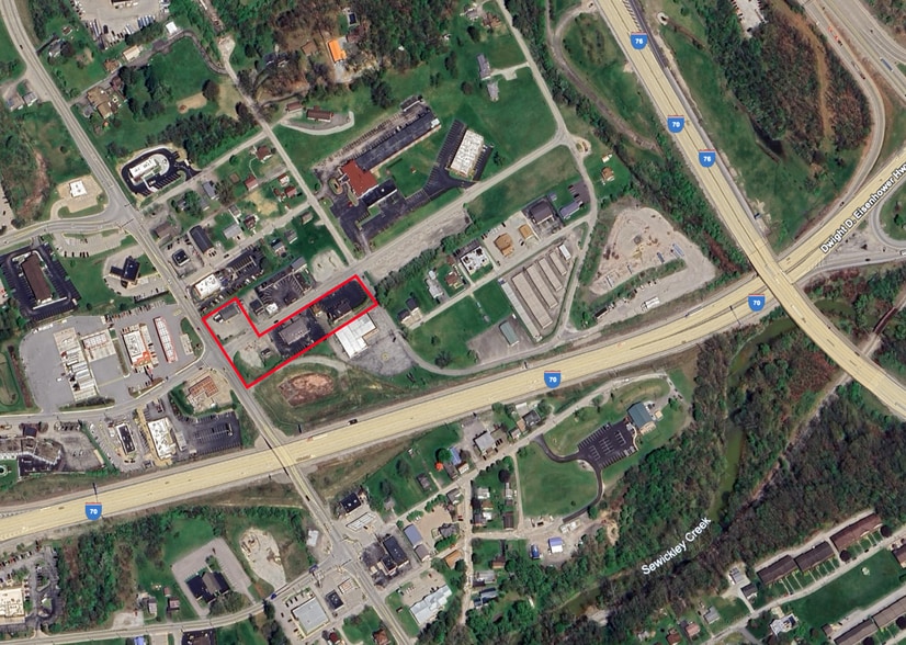 104 E Byers, New Stanton, PA for lease - Aerial - Image 1 of 5