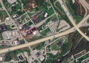 104 E Byers, New Stanton, PA - AERIAL  map view