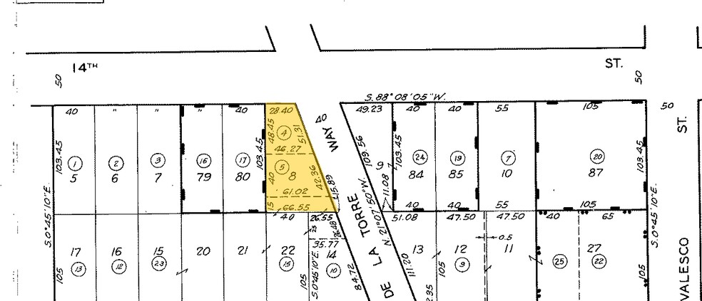 3414 14th St, Los Angeles, CA à louer - Plan cadastral - Image 3 de 3