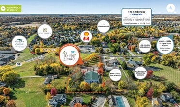 250 S Harbour Dr, Noblesville, IN - AÉRIEN  Vue de la carte