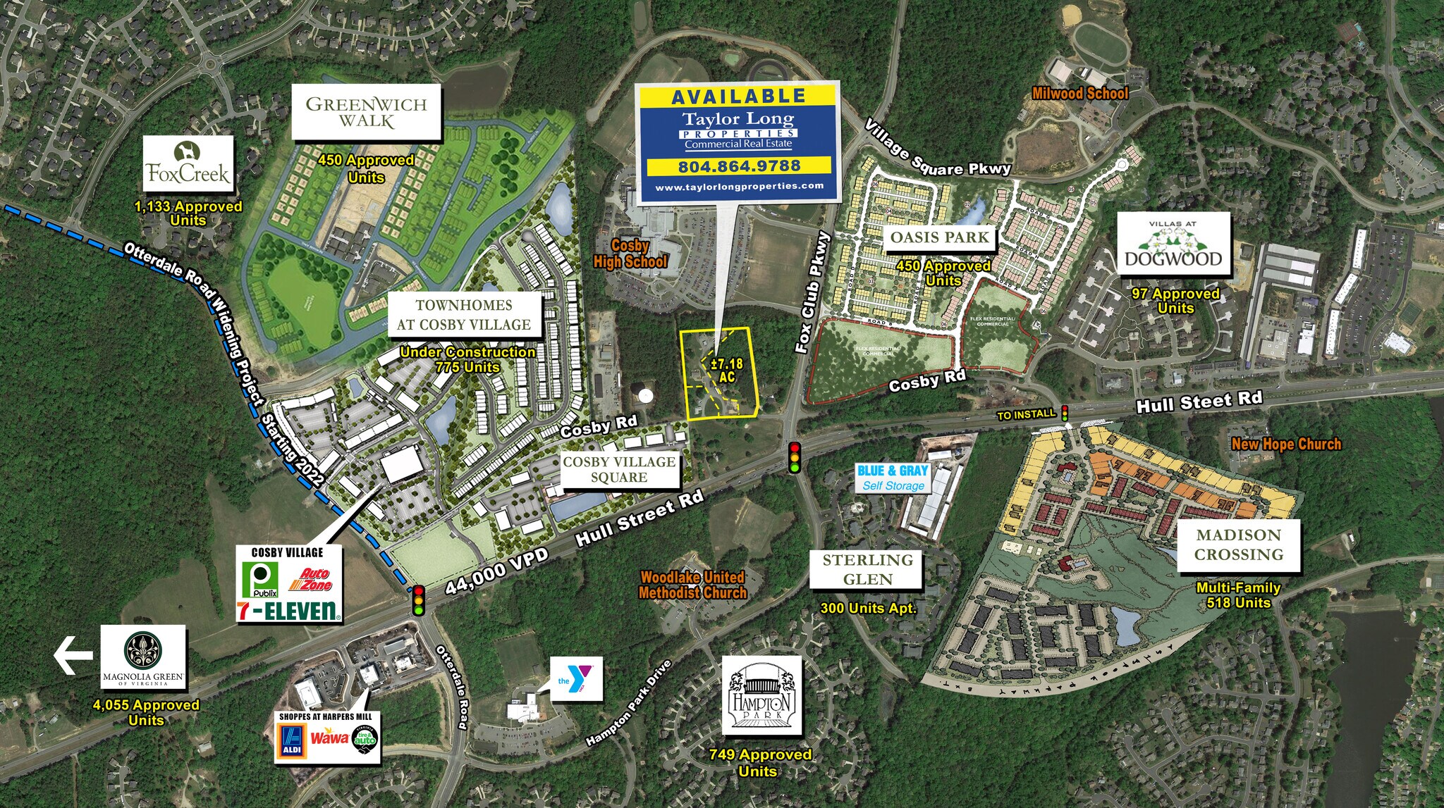15510-15600 Cosby Rd, Chesterfield, VA à vendre Photo du bâtiment- Image 1 de 4