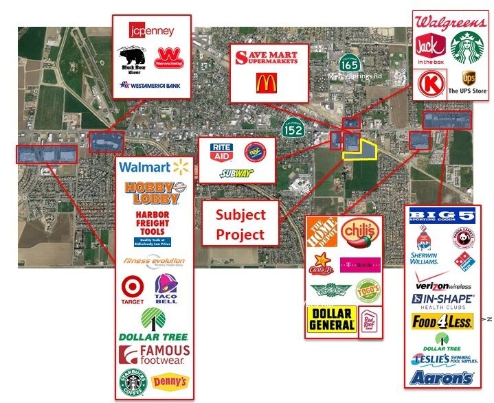 S Mercy Springs Rd, Los Banos, CA for sale - Aerial - Image 1 of 1