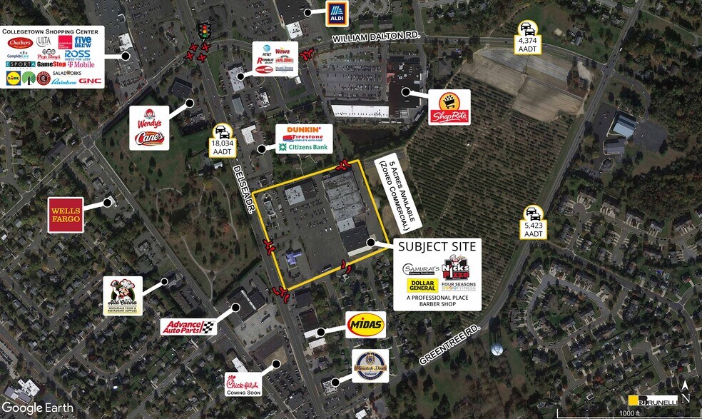 600-646 N Delsea Dr, Glassboro, NJ à louer - Photo du bâtiment - Image 3 de 5