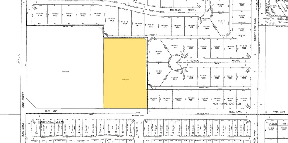 8250 E Rose Ln, Scottsdale, AZ à louer - Plan cadastral - Image 2 de 2