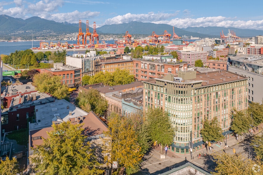 210-212 Carrall St, Vancouver, BC for lease - Aerial - Image 3 of 4