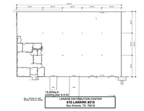 610 Lanark Dr, San Antonio, TX for lease Floor Plan- Image 1 of 2