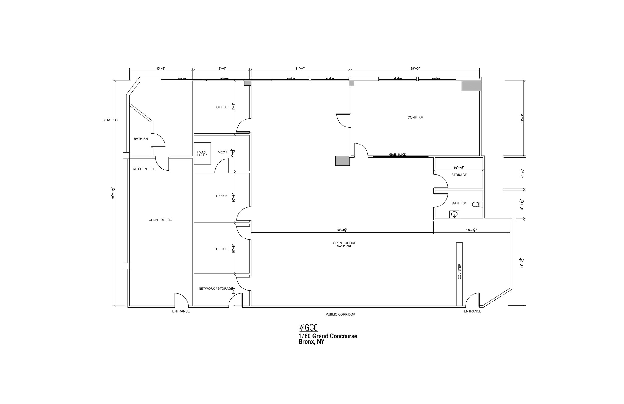 1780-1790 Grand Concourse, Bronx, NY à louer Plan de site- Image 1 de 6