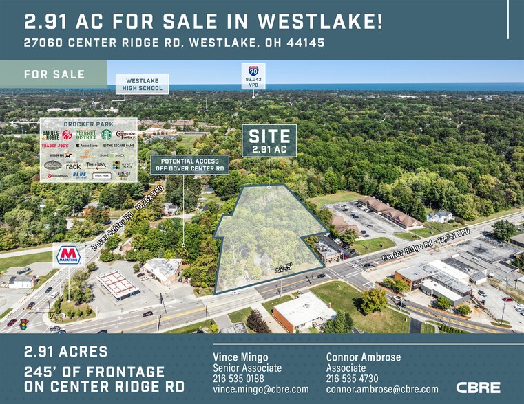 27060 Center Ridge Rd, Westlake, OH à vendre - Aérien - Image 1 de 5