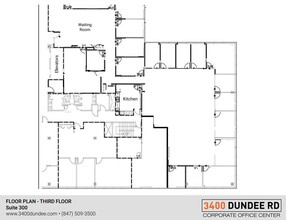 3400 Dundee Rd, Northbrook, IL for lease Floor Plan- Image 1 of 2