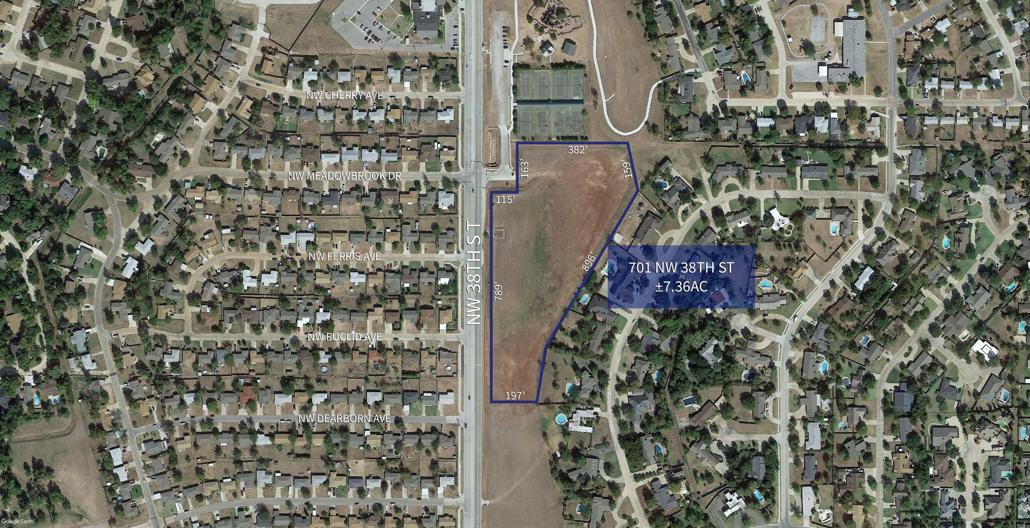 701 NW 38th St, Lawton, OK à vendre Aérien- Image 1 de 7