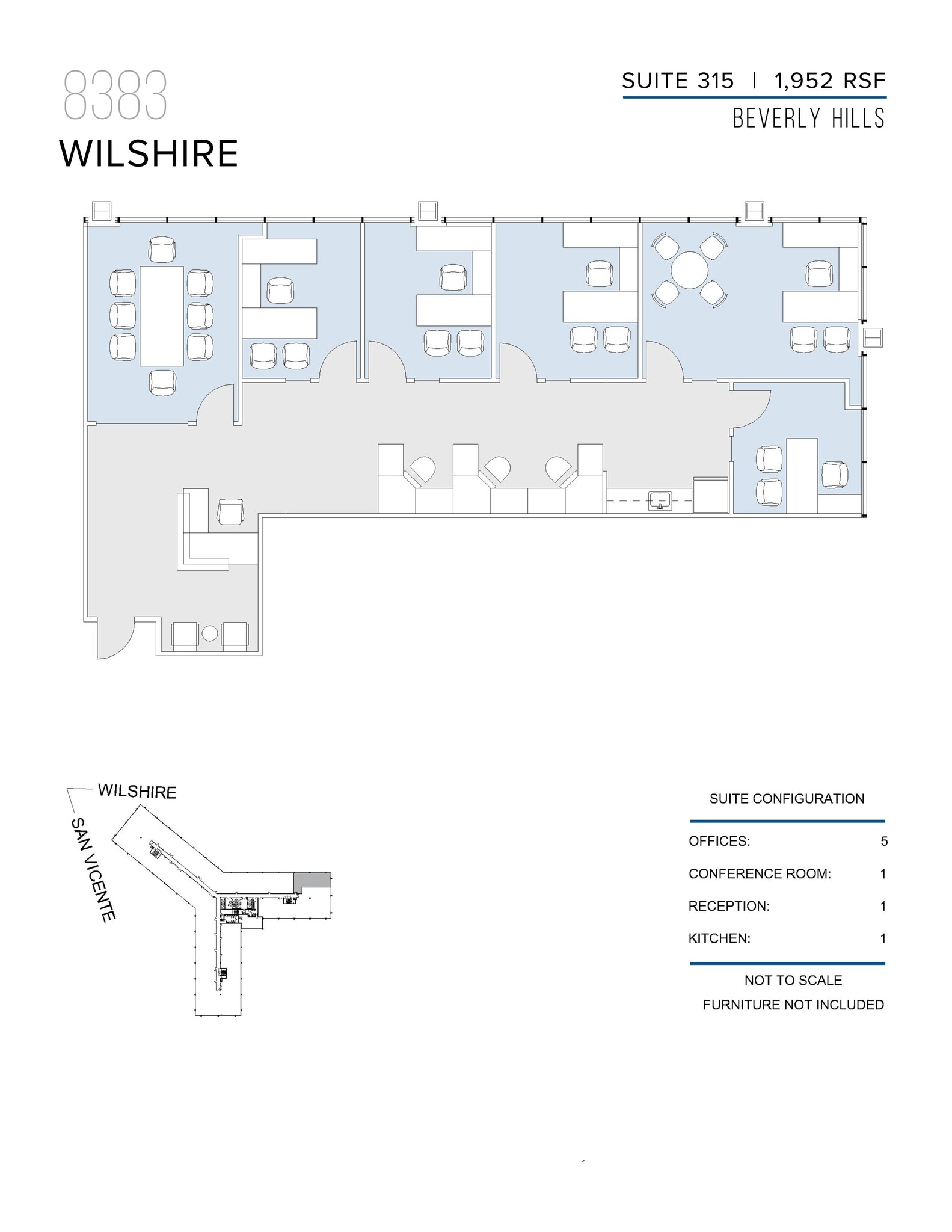 8383 Wilshire Blvd, Beverly Hills, CA à louer Plan de site- Image 1 de 16