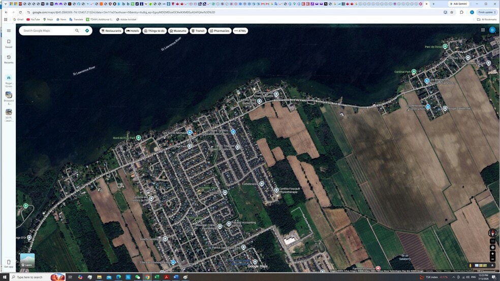 1516 Boul Du Bord-De-L'eau, Salaberry-de-valleyfield, QC for sale - Aerial - Image 2 of 2