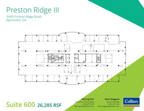 3460 Preston Ridge Rd, Alpharetta, GA à louer Plan d  tage- Image 1 de 1