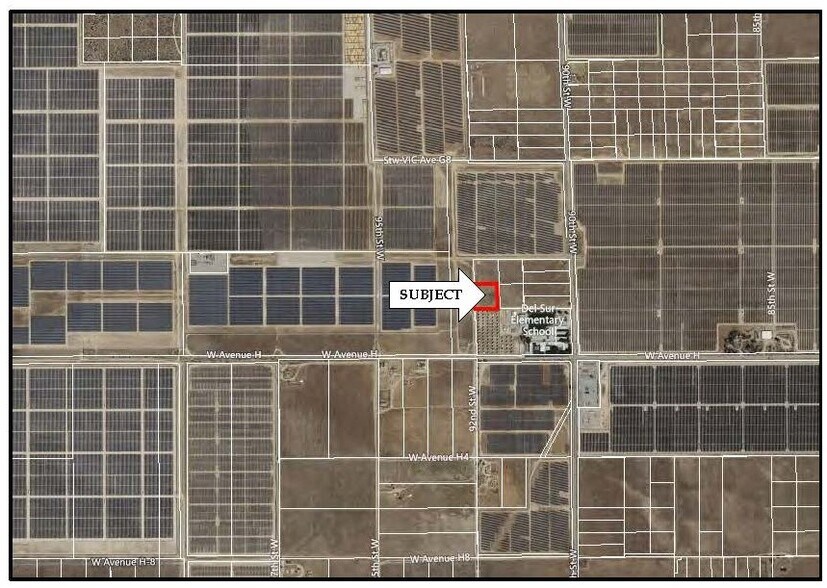 W Avenue H, Lancaster, CA for sale - Aerial - Image 2 of 3