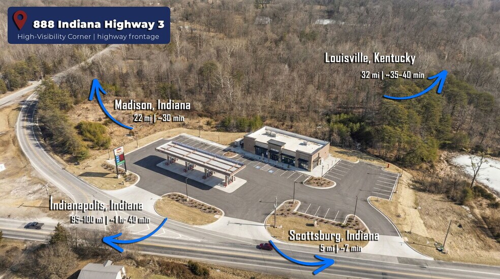 888 Indiana 3 Hwy, Lexington, IN à vendre - Photo du bâtiment - Image 1 de 22