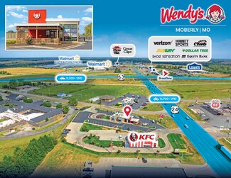 Plus de détails pour 535 E Highway 24, Moberly, MO - Commerce de détail à vendre