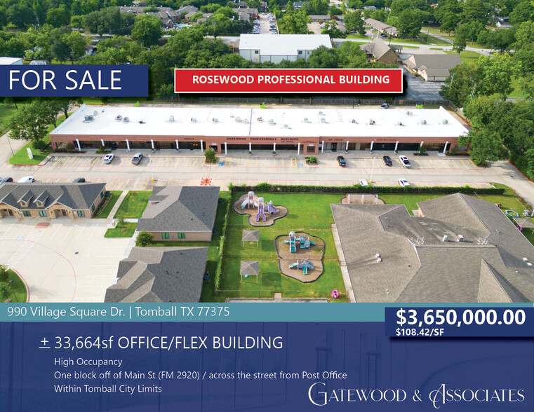 990 Village Sq, Tomball, TX for sale - Building Photo - Image 1 of 10