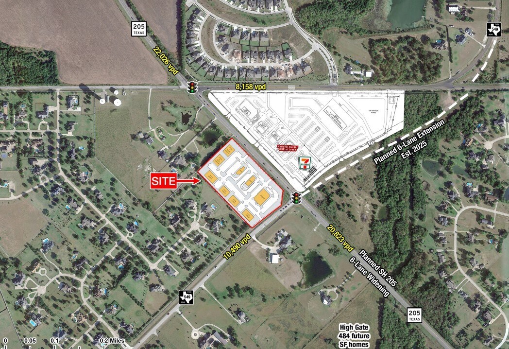 NWC SH 205 & FM 549, Rockwall, TX à vendre Photo du bâtiment- Image 1 de 4