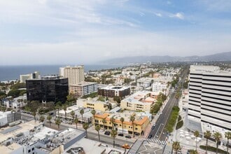 319-335 Wilshire Blvd, Santa Monica, CA - AERIAL  map view