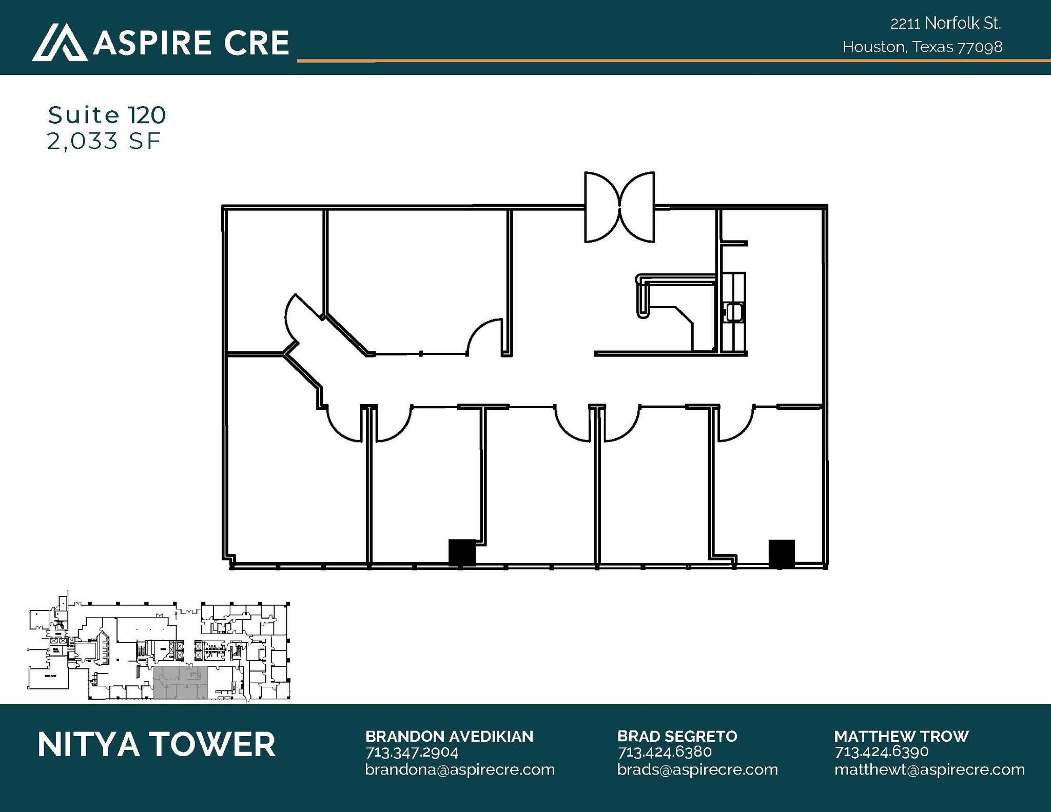 2211 Norfolk St, Houston, TX for lease Interior Photo- Image 1 of 1