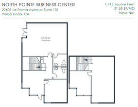 22601 La Palma Ave, Yorba Linda, CA for lease Floor Plan- Image 1 of 1