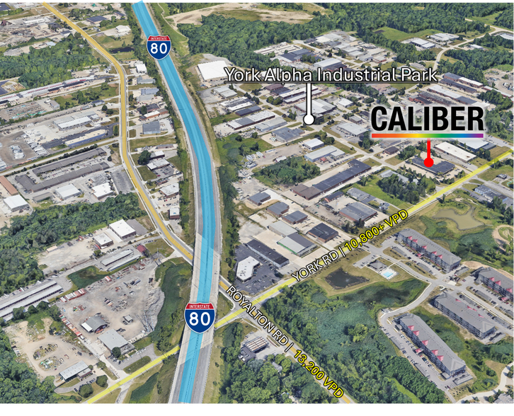 13390 York Rd, North Royalton, OH à vendre - Aérien - Image 3 de 4