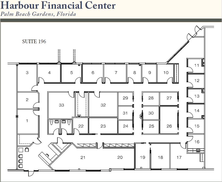 2401 PGA Blvd, Palm Beach Gardens, FL à louer Plan d  tage- Image 1 de 8