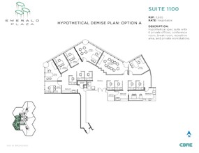 402 W broadway, San Diego, CA à louer Plan d’étage- Image 2 de 3