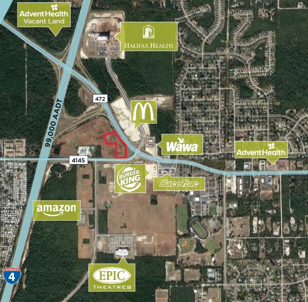 Howland Blvd & E Graves Ave, Deltona, FL à vendre - Photo du bâtiment - Image 2 de 4