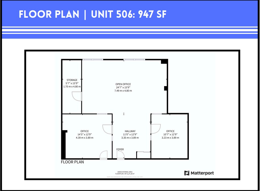 234 Eglinton Ave E, Toronto, ON à louer Plan d’étage- Image 1 de 1