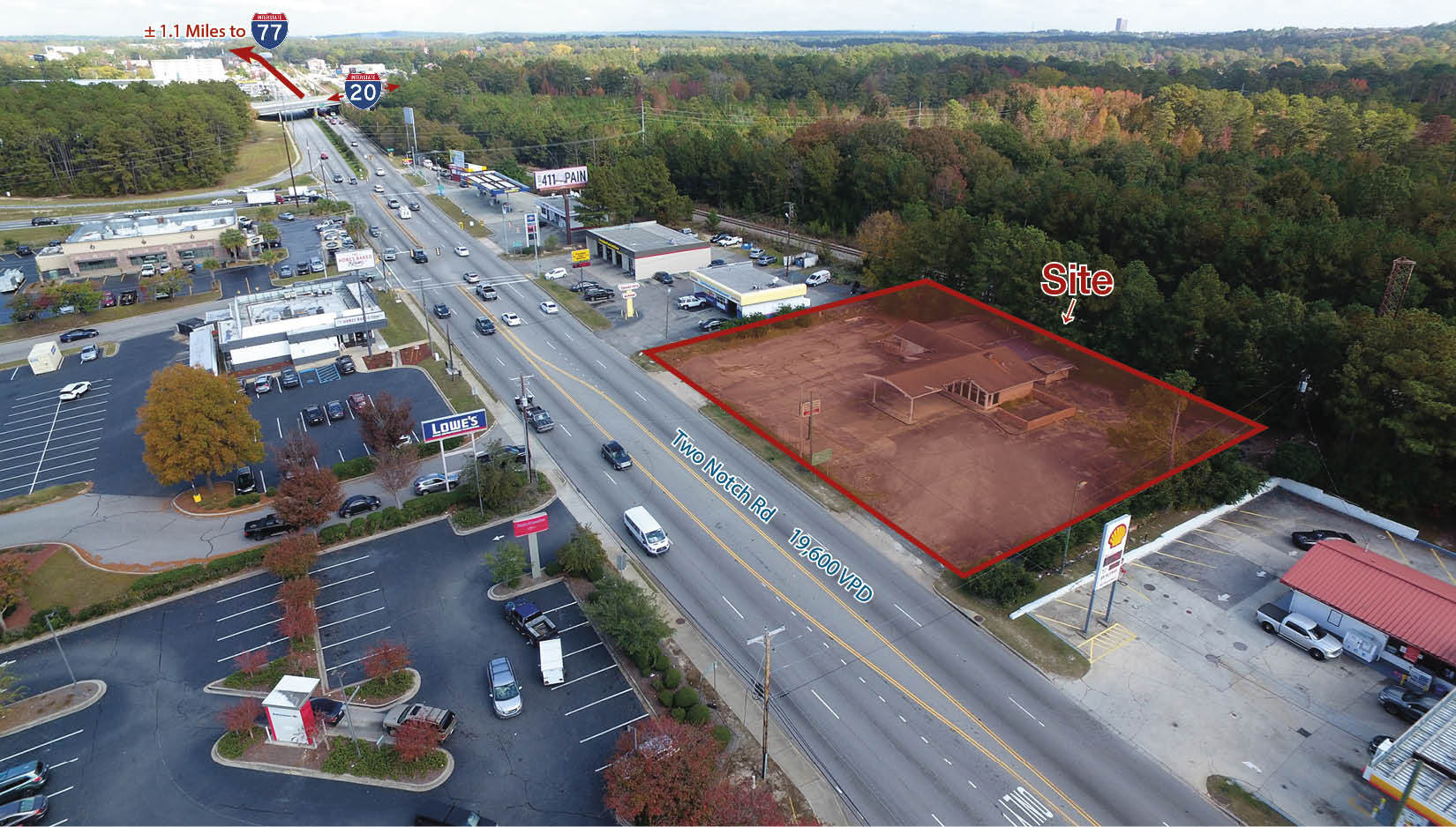 7450 Two Notch Rd, Columbia, SC à louer Photo du bâtiment- Image 1 de 2