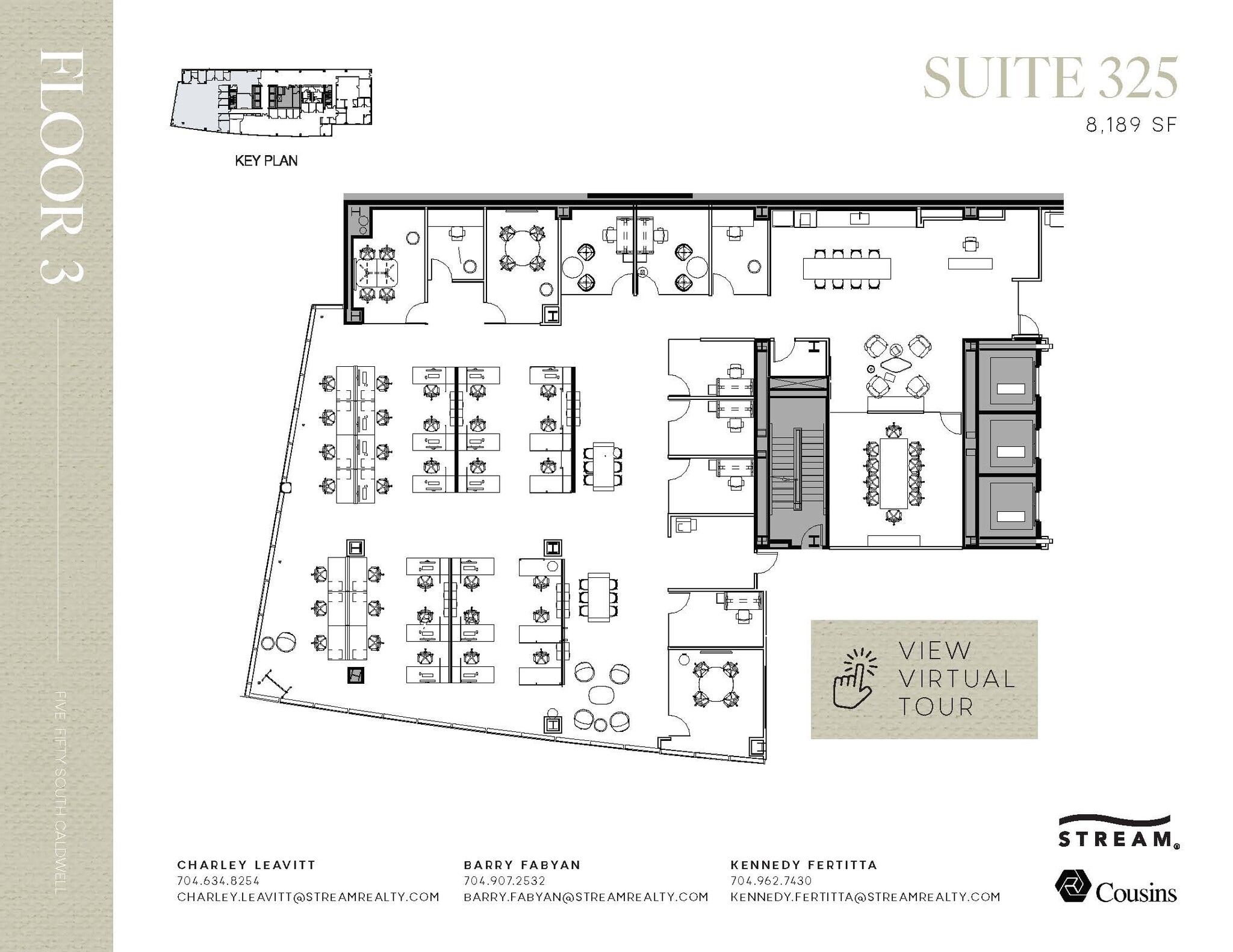 550 S Caldwell St, Charlotte, NC à louer Plan d’étage- Image 1 de 1
