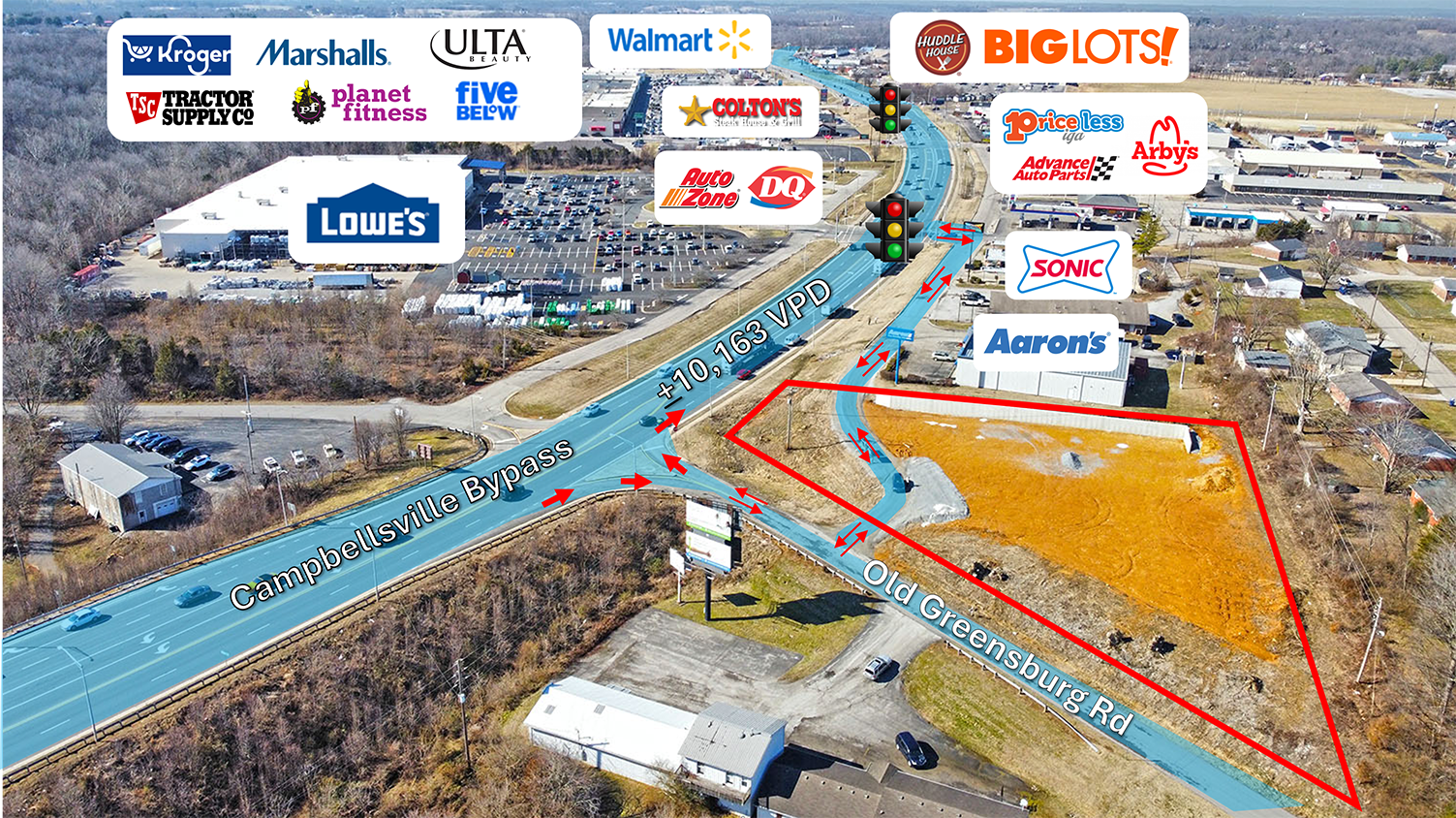 110 Campbellsville Byp, Campbellsville, KY à vendre Photo principale- Image 1 de 8