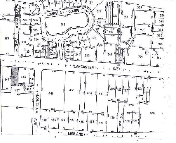 148 E Lancaster Ave, Wayne, PA à vendre - Plan cadastral - Image 1 de 1