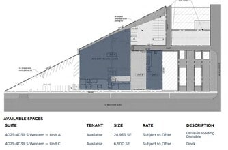4025-4039 S Western Blvd, Chicago, IL à vendre Plan d’étage- Image 1 de 1