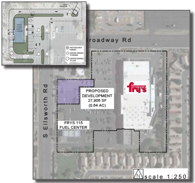 435-439 S Ellsworth Rd, Mesa, AZ à louer - Plan de site - Image 2 de 2