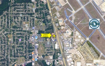 651 Walnut St, Warner Robins, GA - Aérien  Vue de la carte