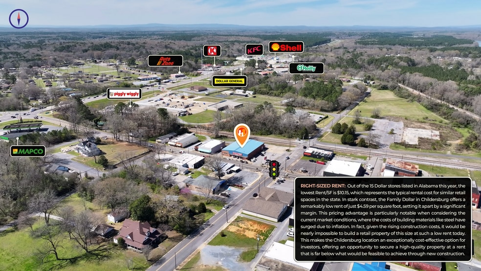 913 1st St SW, Childersburg, AL for sale - Building Photo - Image 2 of 4