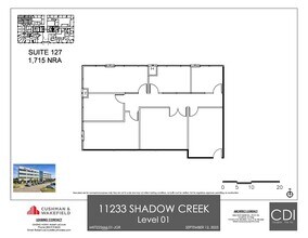 11233 Shadow Creek Pky, Pearland, TX for lease Floor Plan- Image 2 of 2