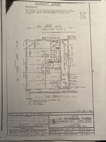 7925 4th St N, Saint Petersburg, FL à vendre - Plan cadastral - Image 1 de 1