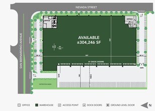 26871 San Bernardino Ave, Redlands, CA for lease Site Plan- Image 1 of 3