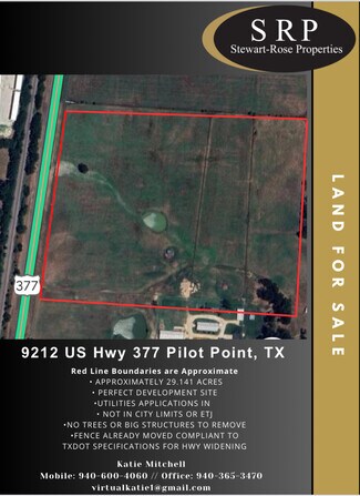 More details for 9212 Hwy 377, Pilot Point, TX - Land for Sale