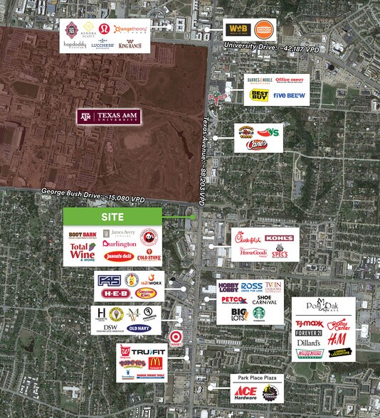 1400 Texas Ave S, College Station, TX à louer - Photo du bâtiment - Image 3 de 7